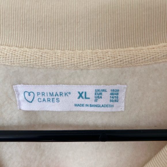 Cream Sweater with Orange Print - Picture 3 of 4